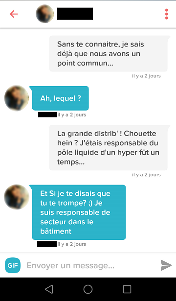 discuter sur tinder