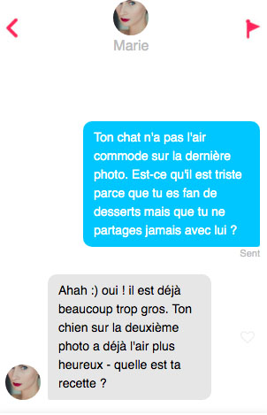 phrase d'accroche Tinder réussie